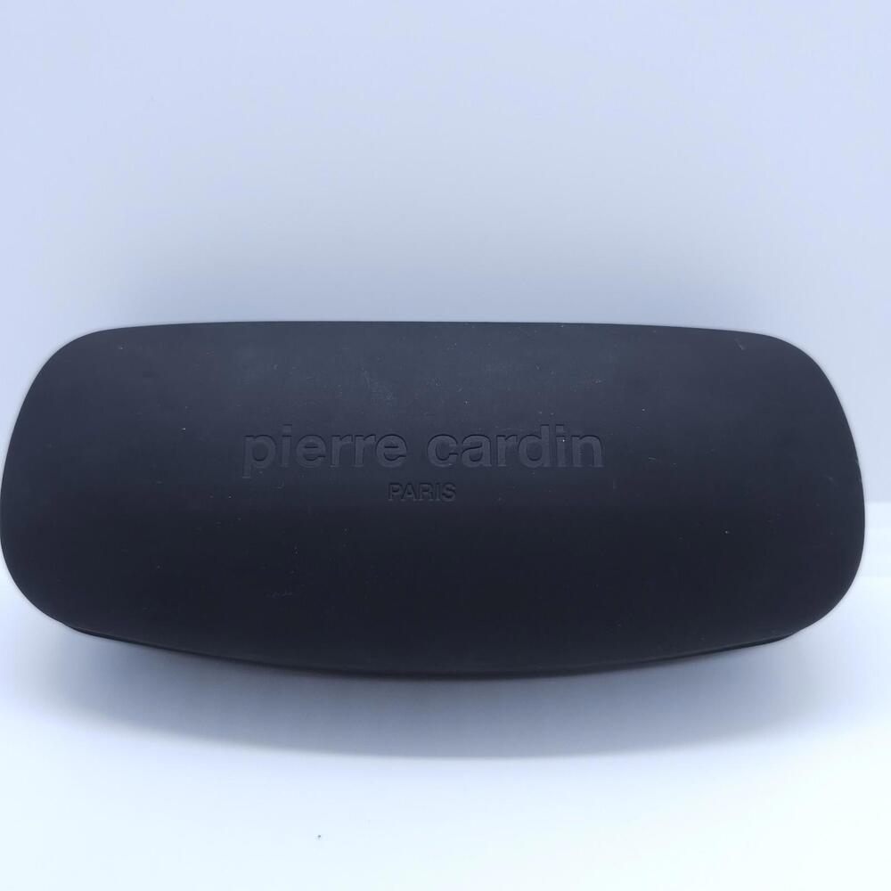 NEW PIERRE CARDIN BLACK GREY‎ AUTHENTIC EYEGLASSES CLAMSHELL CASE ONLY